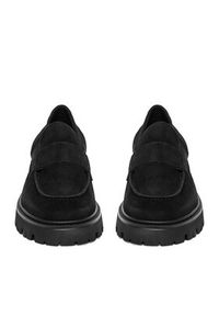 Badura Loafersy C-AVAH-25050LM Czarny. Kolor: czarny. Materiał: zamsz, skóra #6