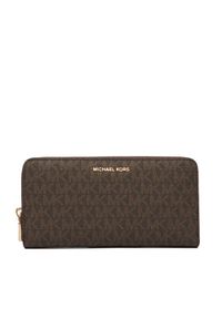 MICHAEL Michael Kors Portfel Jet Set 32F5GJ6T7B Brązowy. Kolor: brązowy. Materiał: skóra #1