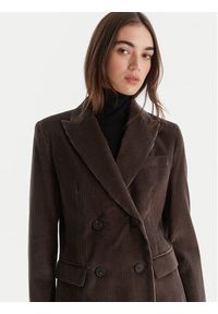Weekend Max Mara Marynarka Katanga 2525046062 Brązowy Regular Fit. Kolor: brązowy. Materiał: bawełna #3