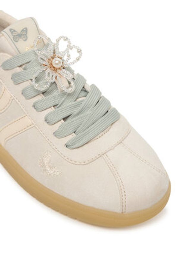 Aldo Sneakersy Chicsneaker 14296275 Beżowy jasny. Kolor: beżowy. Materiał: materiał