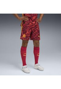 Puma - Męskie szorty bramkarskie Olympique Marsylia 25/26 PUMA. Kolor: czerwony, pomarańczowy, wielokolorowy, żółty. Materiał: tkanina. Sport: fitness