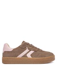 Sneakersy Tamaris. Kolor: brązowy #1