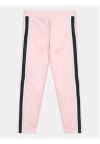 Guess Spodnie dresowe J3YQ13 KA6R3 Różowy Relaxed Fit. Kolor: różowy. Materiał: bawełna #3