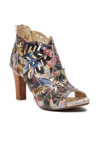 Laura Vita Botki Albane 4 Kolorowy. Materiał: skóra. Wzór: kolorowy #3