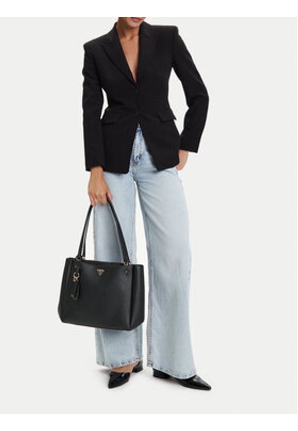 Guess Torebka HWNG96 69230 Czarny. Kolor: czarny. Materiał: skórzane