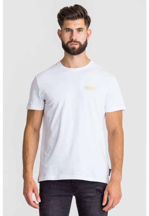 T-SHIRT Versace Jeans Couture. Wzór: gładki, nadruk