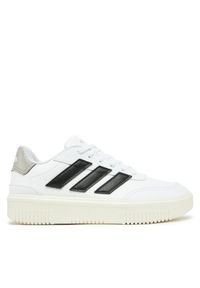 Adidas - adidas Sneakersy Courtblock JI2202 Biały. Kolor: biały. Materiał: skóra #1