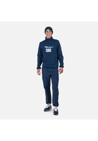 Bluza męska Rossignol Signature Ski Hz Fleece. Kolor: niebieski. Sezon: zima. Sport: narciarstwo