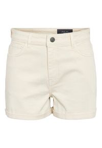 Noisy may - Noisy May Szorty jeansowe Moni 27029546 Beżowy Slim Fit. Kolor: beżowy. Materiał: bawełna #3