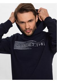 Guess Bluza Beau M3YQ36 KBK32 Granatowy Regular Fit. Kolor: niebieski. Materiał: bawełna, syntetyk #2