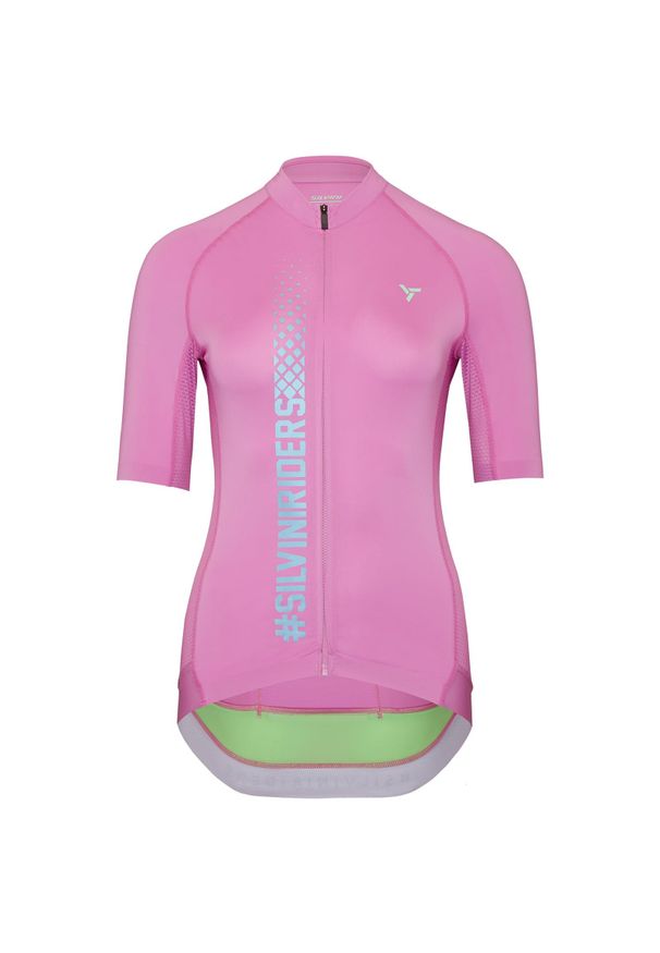 Silvini - Koszulka rowerowa (z krótkim rękawem) damska SILVINI Women Jersey MAZZANA. Kolor: różowy. Materiał: jersey. Długość rękawa: krótki rękaw. Długość: krótkie