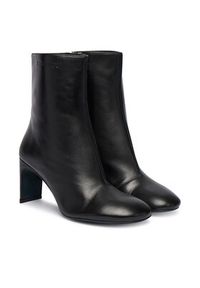 Patrizia Pepe Botki 2Y0036 L048 K103 Czarny. Kolor: czarny. Materiał: skóra