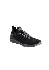Buty do chodzenia męskie Jack Wolfskin Spirit Knit Low. Kolor: czarny, wielokolorowy. Materiał: syntetyk, tkanina, materiał. Szerokość cholewki: normalna. Sport: turystyka piesza