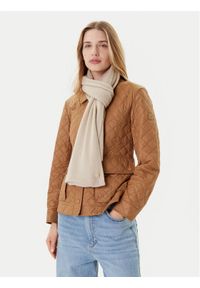 TOMMY HILFIGER - Tommy Hilfiger Szalik AW0AW17790 Beżowy. Kolor: beżowy. Materiał: kaszmir, materiał