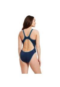 ZOGGS - Zoggs Wire Masterback Swimsuit - Granatowy - Rozmiar 36. Kolor: niebieski, wielokolorowy