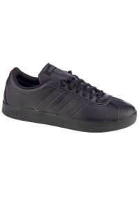 Adidas - Buty adidas Vl Court 2.0 M FW3774 czarne. Okazja: na co dzień. Zapięcie: sznurówki. Kolor: czarny. Materiał: syntetyk, materiał. Szerokość cholewki: normalna #1