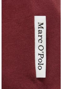Marc O'Polo Koszula nocna kolor bordowy. Kolor: czerwony. Materiał: dzianina. Długość: długie #4