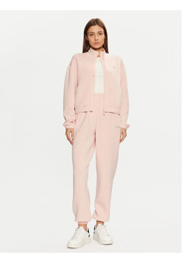 Guess Bluza V4BQ14 K7UW2 Różowy Regular Fit. Kolor: różowy. Materiał: wiskoza