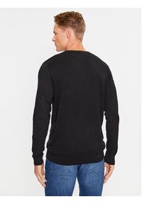 Selected Homme Sweter 16090147 Czarny Regular Fit. Kolor: czarny. Materiał: bawełna #3