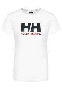 Helly Hansen T-Shirt Logo 34112 Biały Classic Fit. Kolor: biały. Materiał: bawełna