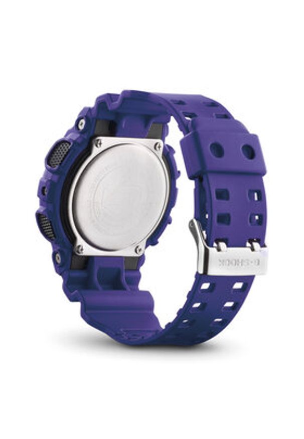 G-Shock Zegarek GA-140-6AER Fioletowy. Kolor: fioletowy. Materiał: syntetyk