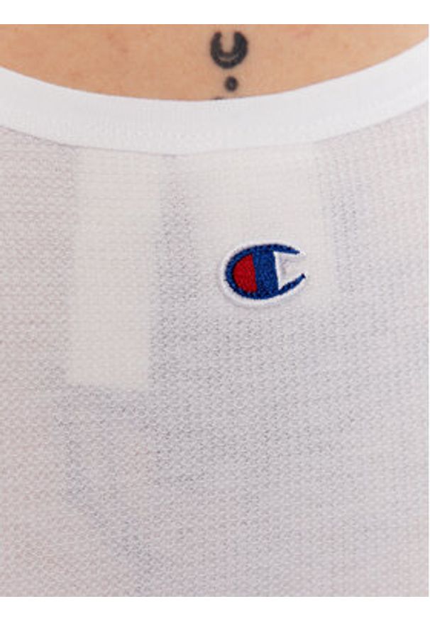 Champion Top 116251 Biały Regular Fit. Kolor: biały. Materiał: bawełna, syntetyk