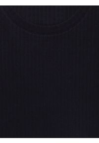 Big-Star - Koszulka damska w prążek czarna Imija 906. Okazja: na co dzień. Kolor: czarny. Materiał: prążkowany, dzianina. Długość rękawa: krótki rękaw. Wzór: prążki. Styl: casual #2