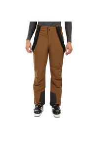 Spodnie narciarskie męskie Kilpi Mimas. Kolor: brązowy. Sezon: zima. Sport: narciarstwo #1
