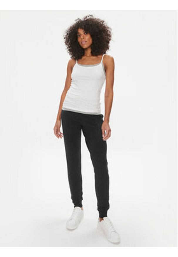 TOMMY HILFIGER - Tommy Hilfiger Komplet 2 topów UW0UW04891 Szary Slim Fit. Kolor: szary. Materiał: bawełna