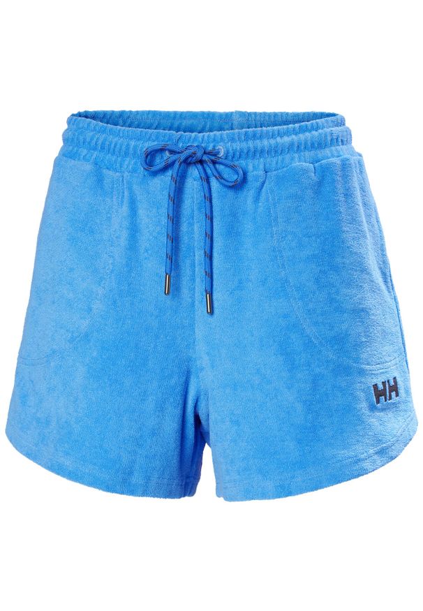 Szorty damskie Helly Hansen Siren Towelling. Kolor: niebieski. Materiał: tkanina. Długość: krótkie