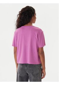 Kappa T-Shirt Frega 351M1KW Fioletowy Regular Fit. Kolor: fioletowy. Materiał: bawełna #2