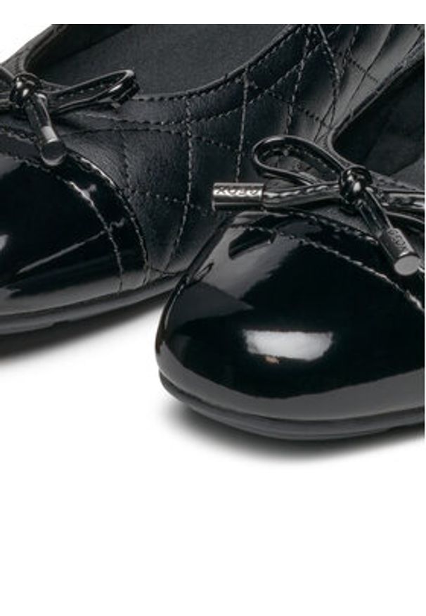 Geox Baleriny D Annytah D467NB 05402 C9999 Czarny. Kolor: czarny. Materiał: skóra