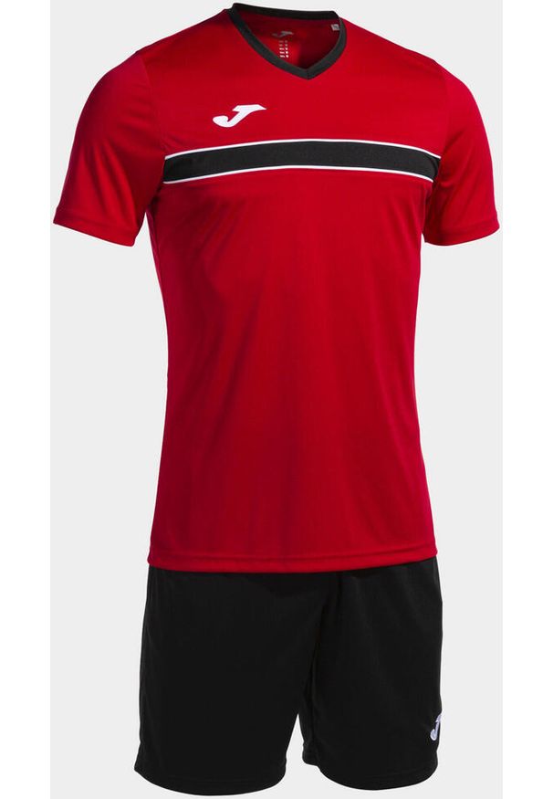 Zestaw Sportowy Joma Victory XL - Wygodny i Zrównoważony. Kolor: czerwony, czarny, wielokolorowy. Materiał: dresówka. Sport: piłka nożna