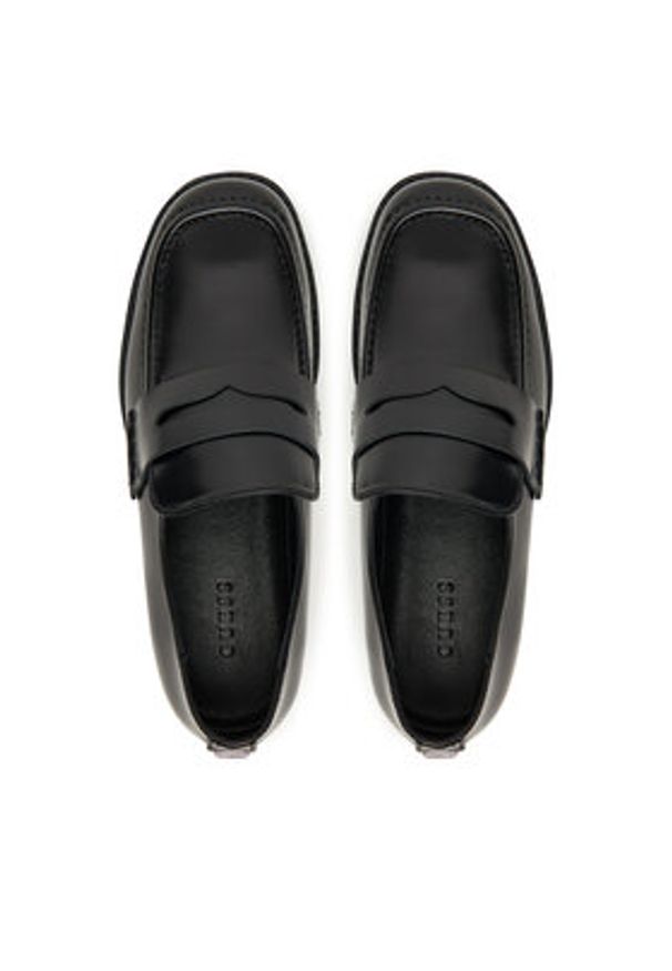 Guess Mokasyny FMTART ELE14 Czarny. Kolor: czarny. Materiał: skóra