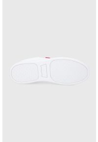 Levi's® - Levi's Buty Caples 2.0 kolor biały. Okazja: na spotkanie biznesowe. Nosek buta: okrągły. Zapięcie: sznurówki. Kolor: biały. Materiał: guma #3