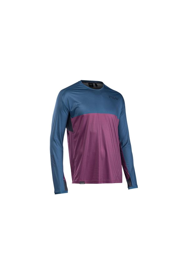 Koszulka rowerowa mtb NORTHWAVE EDGE Jersey LS. Kolor: niebieski, fioletowy, wielokolorowy. Materiał: jersey. Sport: kolarstwo