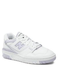 New Balance Sneakersy BBW550BV Biały. Kolor: biały. Materiał: skóra