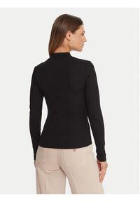 Guess Jeans Golf W5BP23 KA0H1 Czarny Slim Fit. Typ kołnierza: golf. Kolor: czarny. Materiał: bawełna #4