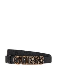 Guess Pasek Damski Vikky BW9167 P4220 Czarny. Kolor: czarny. Materiał: skóra