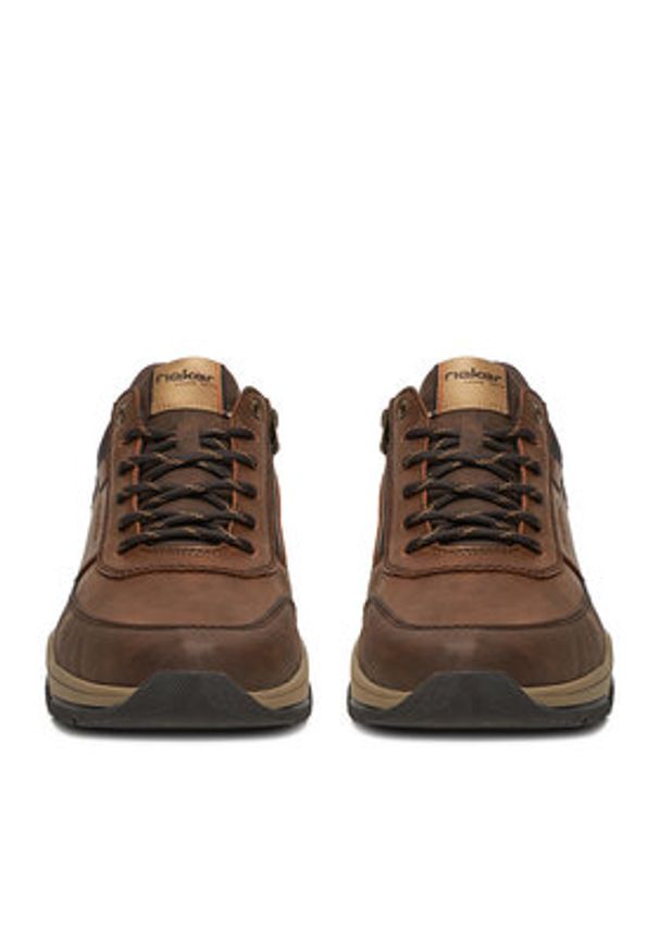 Rieker Sneakersy 31205-22 Brązowy. Kolor: brązowy. Materiał: syntetyk, materiał