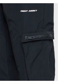 Night Addict Spodnie dresowe MTR-NAAPOLLO Czarny Regular Fit. Kolor: czarny. Materiał: syntetyk #3