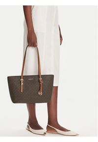 MICHAEL Michael Kors Torebka Quinn 30T5GQNT2B Brązowy. Kolor: brązowy. Materiał: skórzane #4