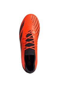 Adidas - Buty piłkarskie adidas Predator Accuracy.1 Low Fg GW4574 pomarańczowe. Zapięcie: sznurówki. Kolor: pomarańczowy. Materiał: syntetyk, guma. Szerokość cholewki: normalna. Sport: piłka nożna #6