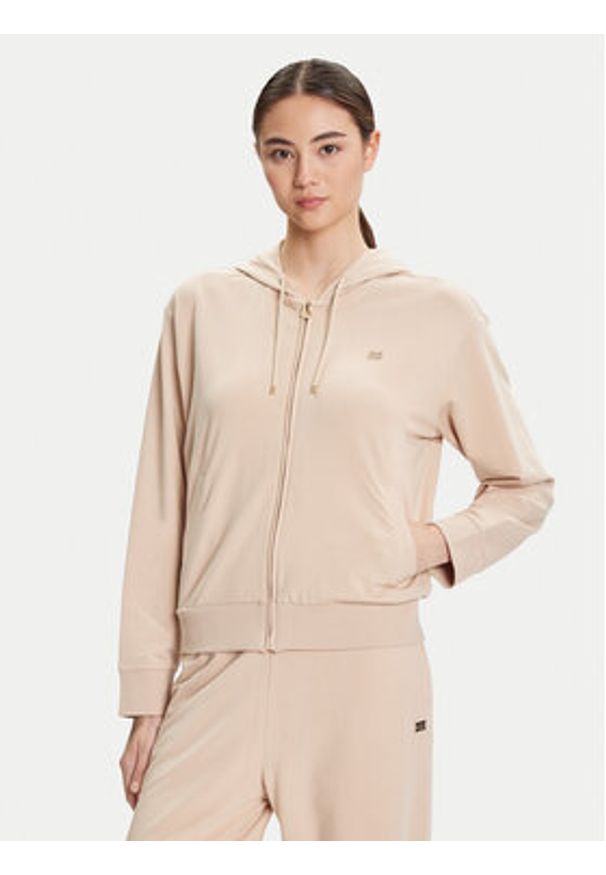 EA7 Emporio Armani Dres 7W000464 AF13135 U1046 Beżowy Relaxed Fit. Kolor: beżowy. Materiał: bawełna