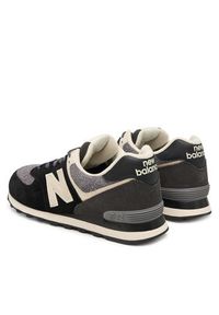 New Balance Sneakersy U574SBK M Czarny. Kolor: czarny. Materiał: zamsz, skóra. Model: New Balance 574 #2
