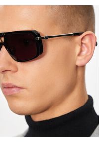 Philipp Plein - PHILIPP PLEIN Okulary przeciwsłoneczne SPP008M Czarny. Kolor: czarny #3
