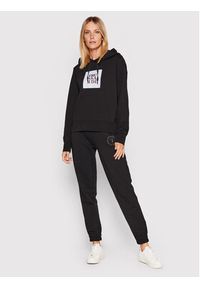 Trussardi Jeans - Trussardi Bluza Logo Print 56F00212 Czarny Regular Fit. Kolor: czarny. Materiał: bawełna. Wzór: nadruk #5