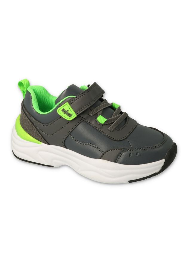 Befado obuwie młodzieżowe 516Q259 szare zielone. Kolor: zielony, wielokolorowy, szary