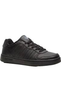Buty do chodzenia damskie K-Swiss Court Palisades. Zapięcie: sznurówki. Kolor: czarny. Materiał: skóra, syntetyk, materiał, tkanina. Szerokość cholewki: normalna. Sport: turystyka piesza #1
