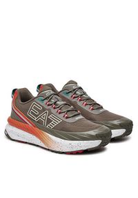 EA7 Emporio Armani Sneakersy X8X177 XK381 U044 Brązowy. Kolor: brązowy. Materiał: materiał #3